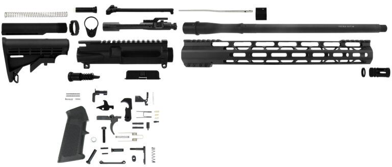 TacFire SSRK300LPK AR Build Kit Sports South Exclusive 300 Blackout AR-Platform Black Nitride 1/2″x28