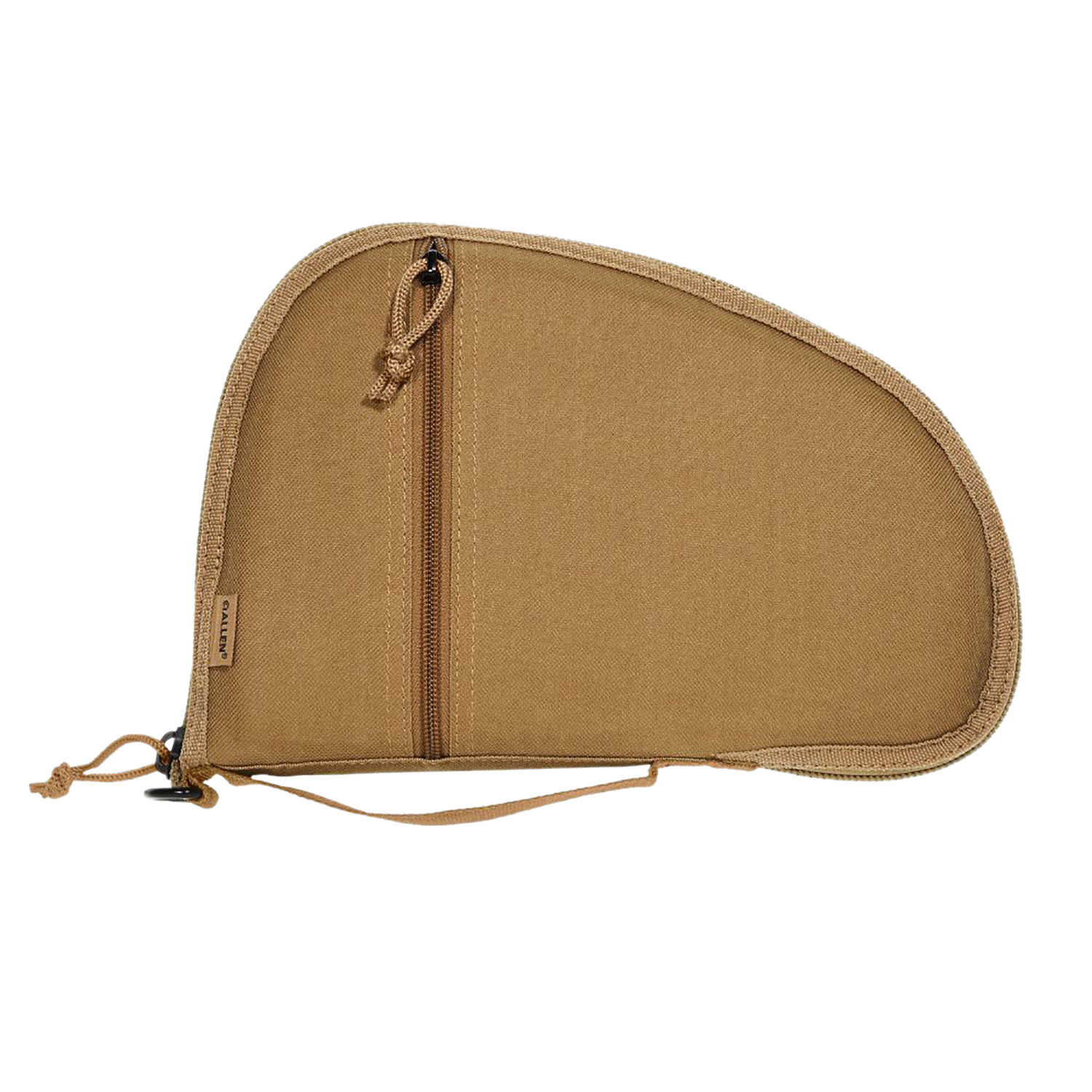 Allen 3614 Torrey Handgun Case Coyote Tan Polyester, Small Accessory Pocket, Muzzle Pocket & Lockable Zipper 11.50″ x 7.75″ Exterior Dimensions