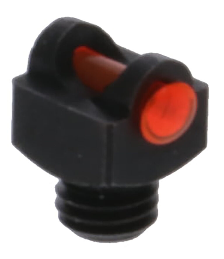 TruGlo TGTG954AR StarBrite Deluxe Bead Black | Red Fiber Optic Front Sight 6-48″ Threads
