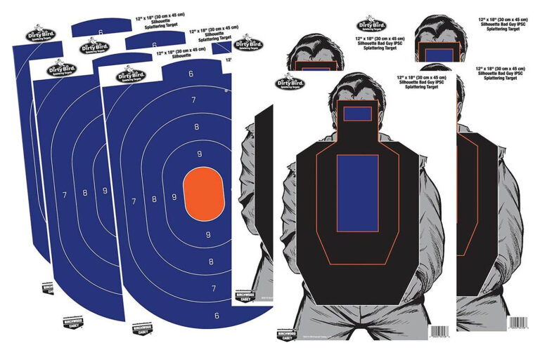 Birchwood Casey 35735 Dirty Bird Combo Pack Silhouette Paper Target 12″ x 18″ 8 Per Pkg