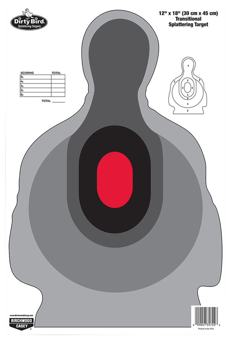 Birchwood Casey 35727 Dirty Bird Silhouette Tagboard Target 12″ x 18″ 8 Per Pkg