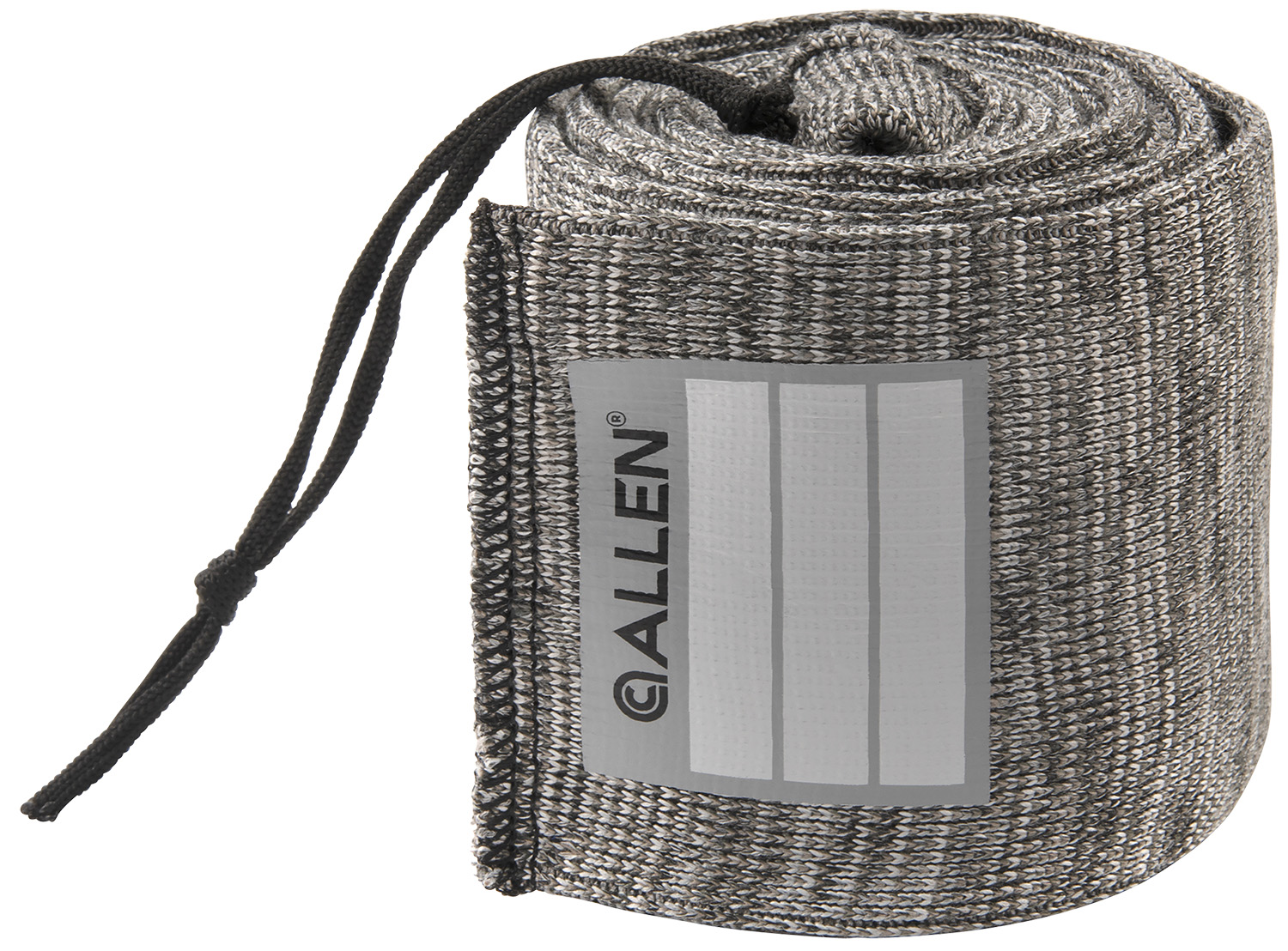Allen 13167 Stretch Knit Gun Sock Gray Silicone-Treated Knit w/Custom ID Labeling Holds Rifles with Scope or Shotguns 52″ L x 3.75″ W Interior Dimensions