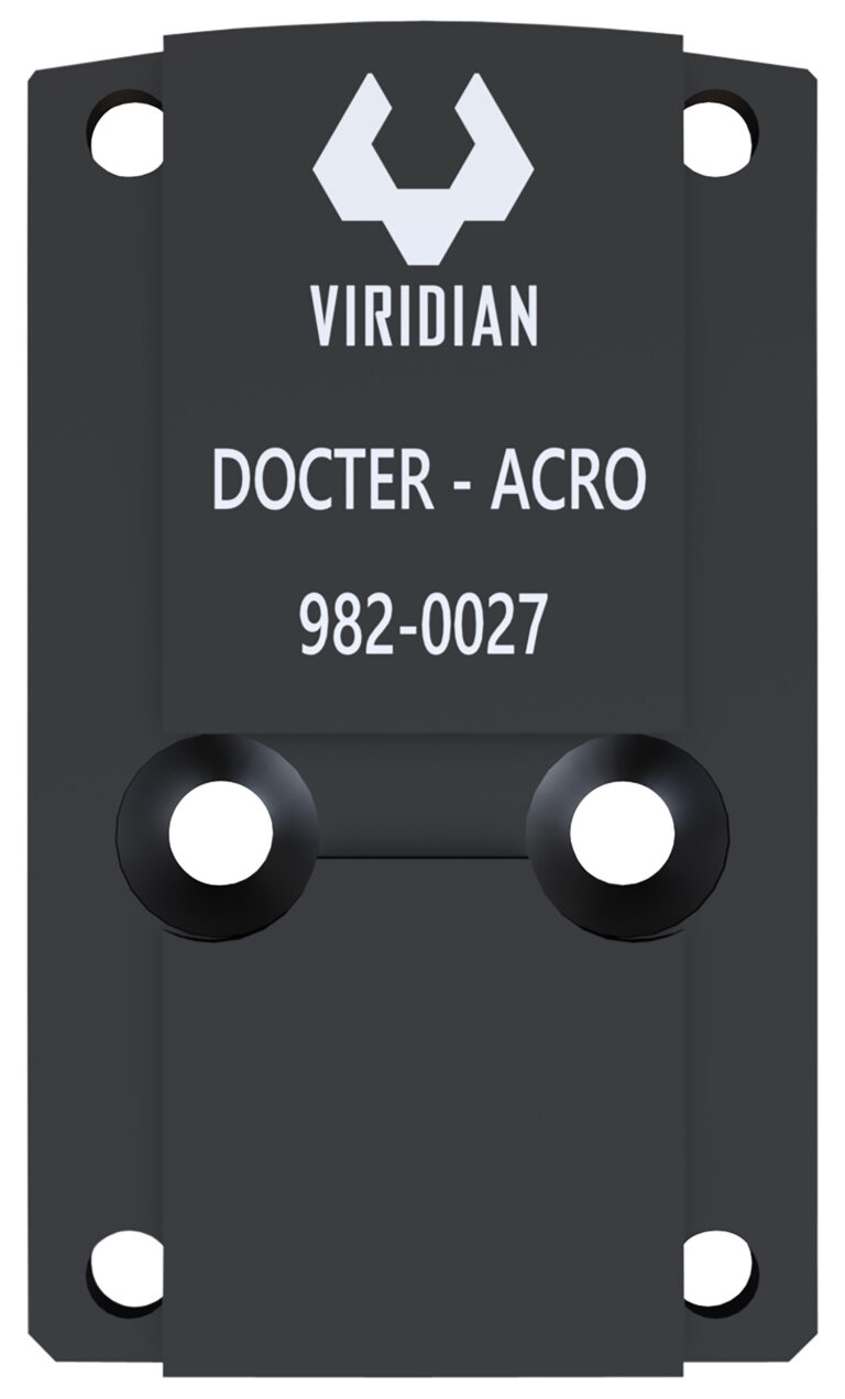 Viridian 9820027 RFX45 Docter Mounting Adapter Black Anodized