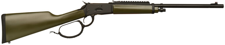 Gforce Arms GFLVR44OD Saddlehorn 44 Mag 10+1 16.50″ Black Steel Barrel, Black Picatinny Rail Aluminum Receiver, Fixed Green Synthetic Stock