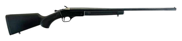 JTS Shotgun J410SSAS028 Lonestrike Full Size 410 Gauge Break Open 3″ 1rd 28″ Blued Single Shot Barrel, Drilled & Tapped Receiver, Black Synthetic Stock