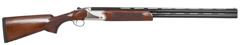 TriStar 98730 Upland Hunter Silver II 12 Gauge 3″ 2rd 28″ Over/Under Vent Rib Barrel, Fixed Walnut Stock