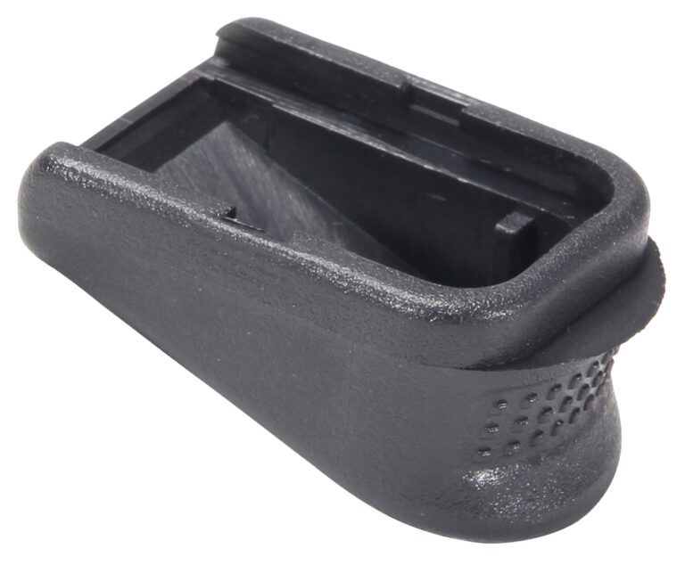 Pachmayr 03882 Grip Extender Extended 2rds, Compatible w/Glock26/27/33/39 add 2rd, Black Polymer 2 Per Pack