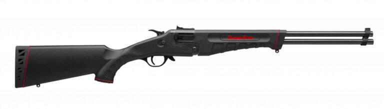 Savage Arms 22435 42 Takedown Full Size 22 WMR/410 Gauge 1rd 20″ Satin Black Sporter Barrel, Satin Black Carbon Steel Receiver, Matte Black Fixed Synthetic
