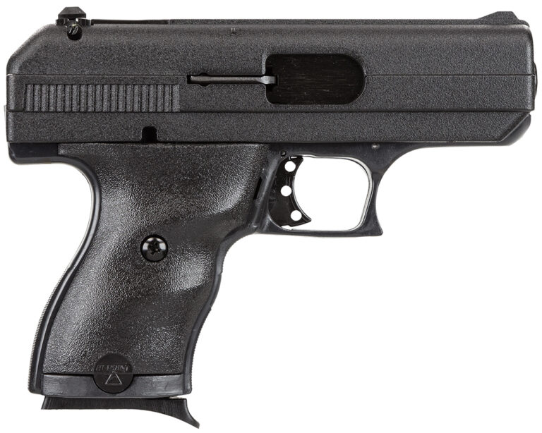 Hi-Point 00916 C9 9mm Luger 8+1, 3.50″ Black Steel Barrel, Black Powder Coated Serrated Steel Slide, Black Polymer Frame & Grip