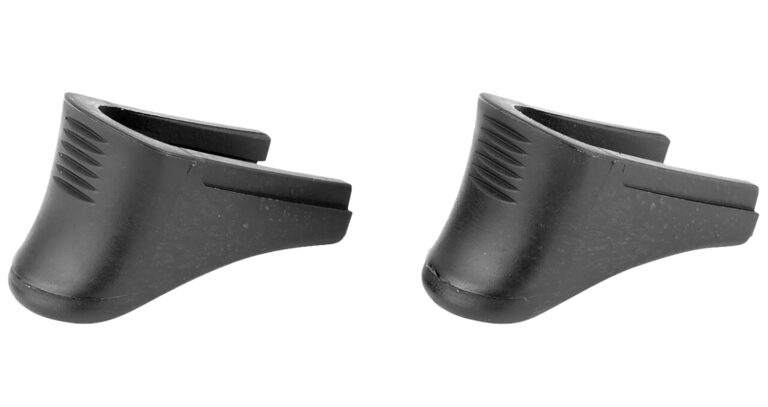 Pearce Grip PGLCP Grip Extension made of Polymer with Black Finish & 1/2″ Gripping Surface for 380 ACP Ruger LCP & LCP II 2 Per Pack
