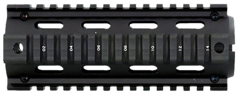 Aim Sports MT021 M4 Handguard 6″ Carbine Style Made of Aluminum with Black Anodized Finish & Quad Rail