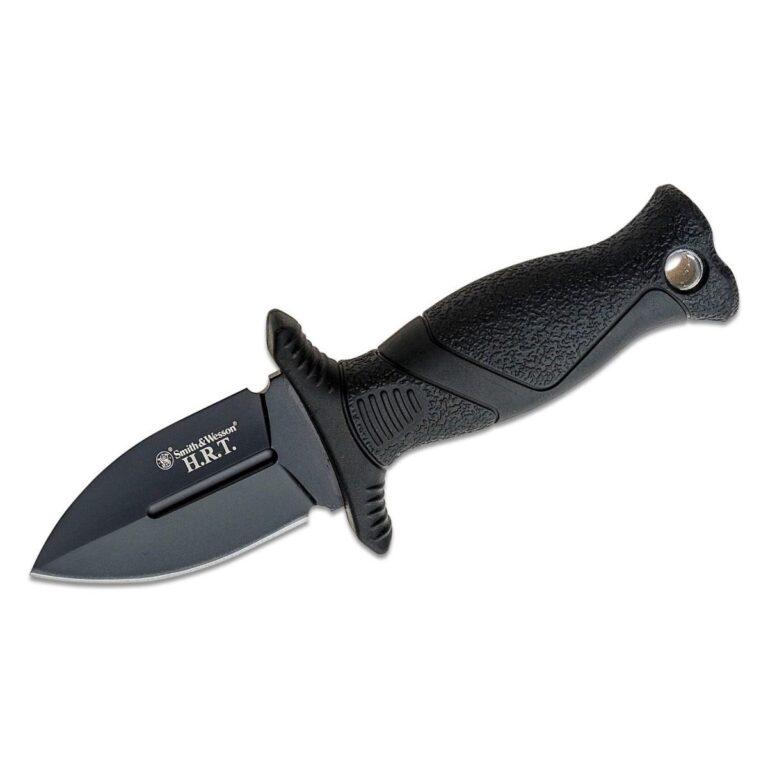 Smith & Wesson HRT Fixed Blade Boot Knife 2″ Blade Black