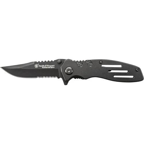Smith & Wesson Extreme Ops Liner Lock Folding Knife 3 1/10″ Blade Black