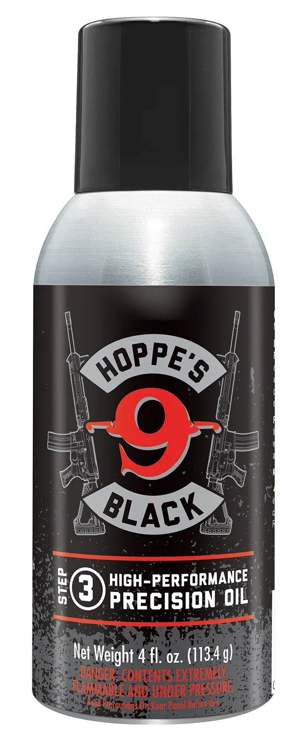 Hoppe’s HBL4A Black Precision Oil Lubricates and Protects Against Corrosion 4 oz. Aerosol Can with Extension Tube