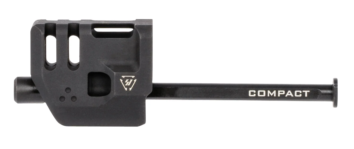 Strike Industries G4MDCOMPC Mass Driver Compensator Black Aluminum with 1.41″ OAL for 9mm Luger Glock 19 Gen4