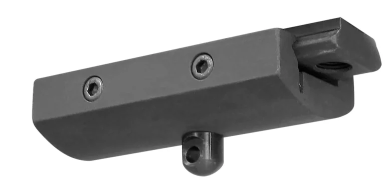 Yankee Hill 638 Bipod Adaptor Black Aluminum, Picatinny Attachment for Harris Style Bipods