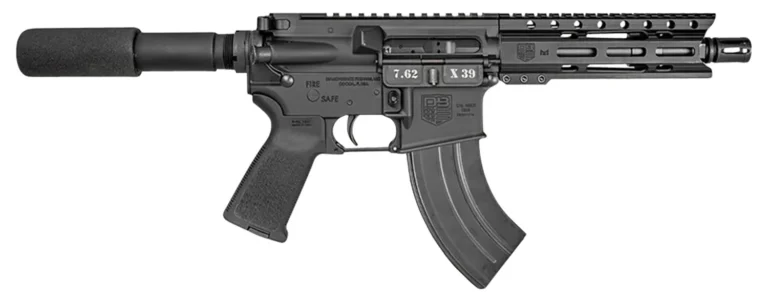 Diamondback DB1912O001 DB15 7.62x39mm 28+1 7″, Black, Carbon Lower, 6″ M-LOK Handguard, Padded Buffer Tube, Magpul Grip