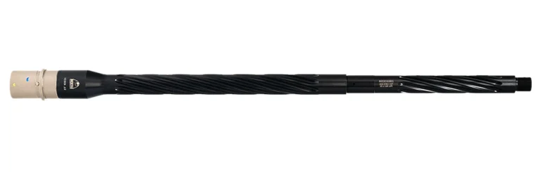 Faxon Firearms 10B810R20SHQ5RNP3 Match 308 Win 20″ Spiral Fluted Black Salt Bath Nitride 416-R Stainless Barrel