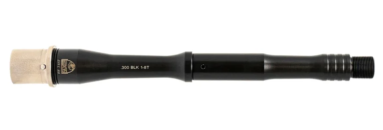 Faxon Firearms 15B38P9NGQ5RNP3 Match 300 Blackout 9″ Black Nitride 416-R Stainless Steel Barrel