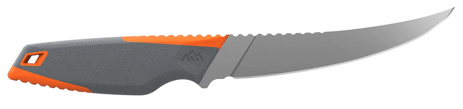 Outdoor Edge VNTXBKC Vantex 5″ Boning Plain Titanium-Coated 7Cr17MoV SS Blade Glass-Filled Nylon Handle