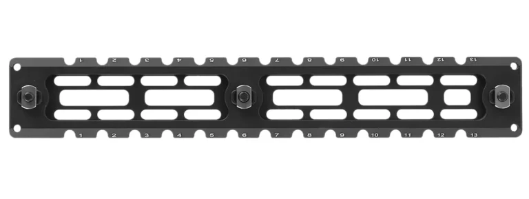 Leapers TLUMA03 ARCA Rail 6 Slot M-LOK Matte Black Anodized Aluminum 9.40″ Long M-LOK Mount