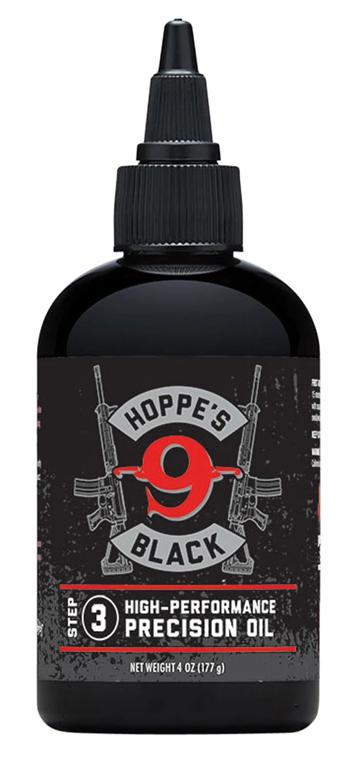 Hoppe’s HBL4 Black Precision Oil Lubricates Prevents Rust & Corrosion 4 oz. Squeeze Bottle