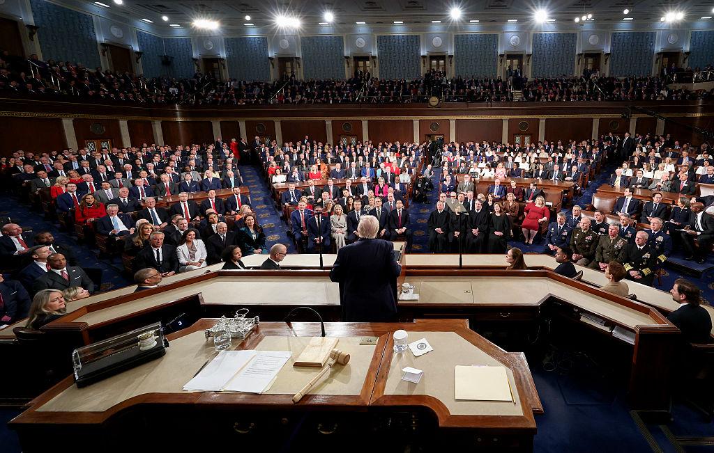 Donald Trump Giving the State of The Union Address 2026