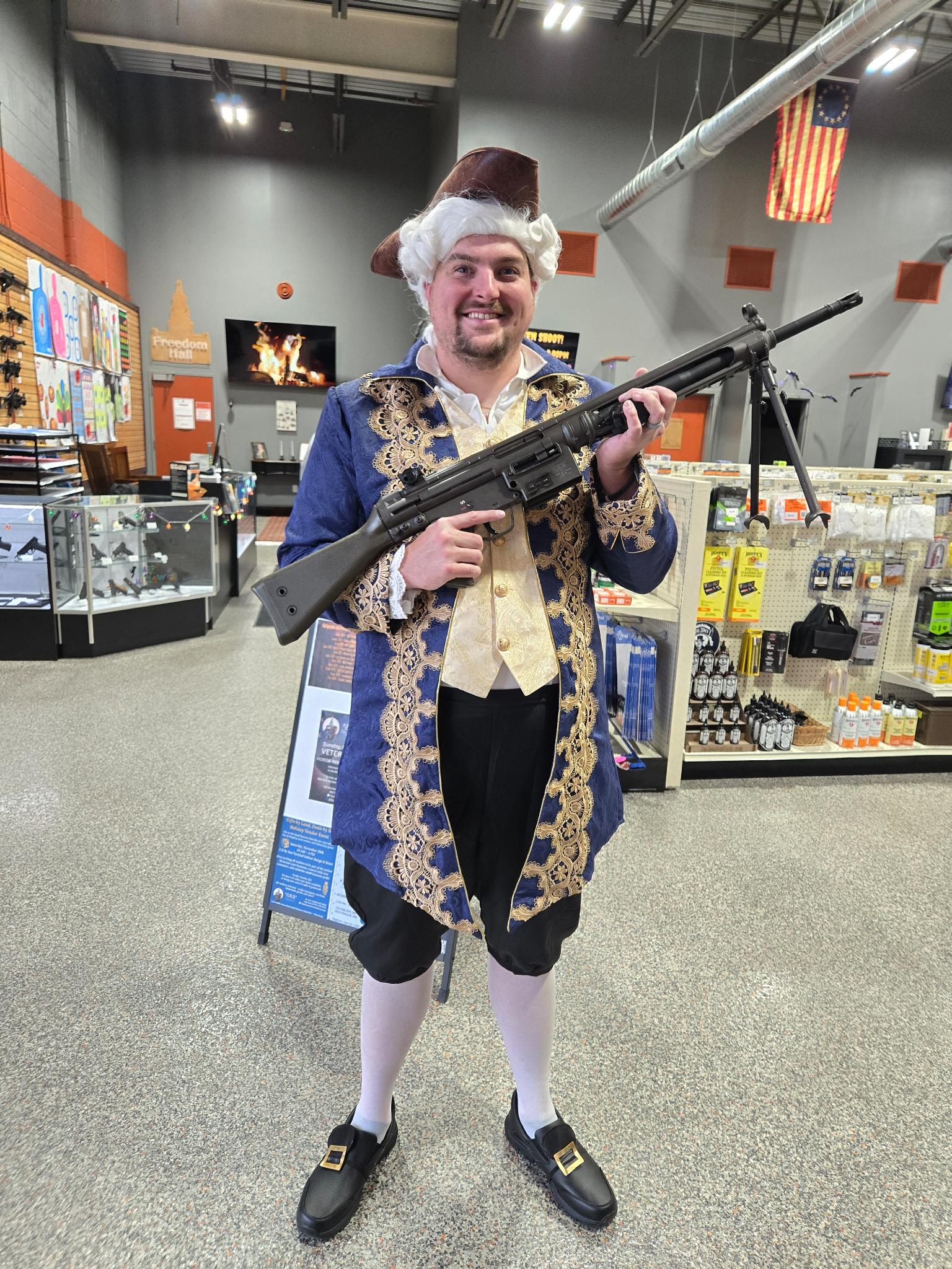 2 If By Sea Tactical Founder Austin Reville dressed up for Halloween
