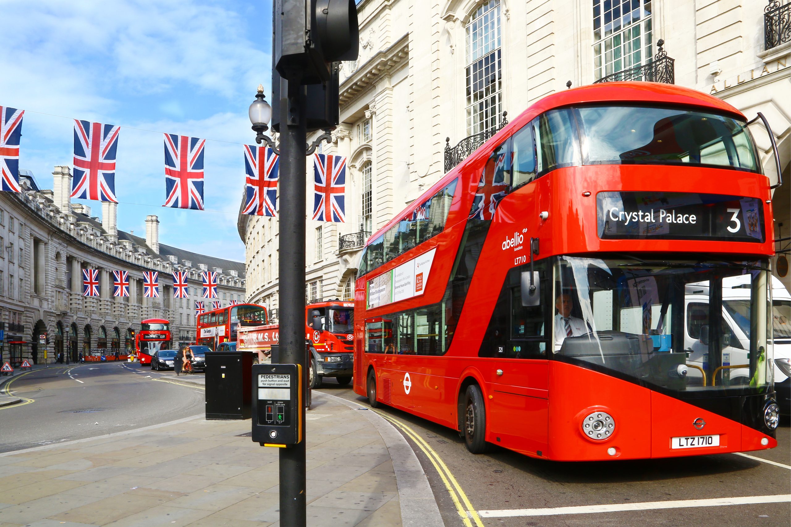 Transport for London (TfL) double decker bus