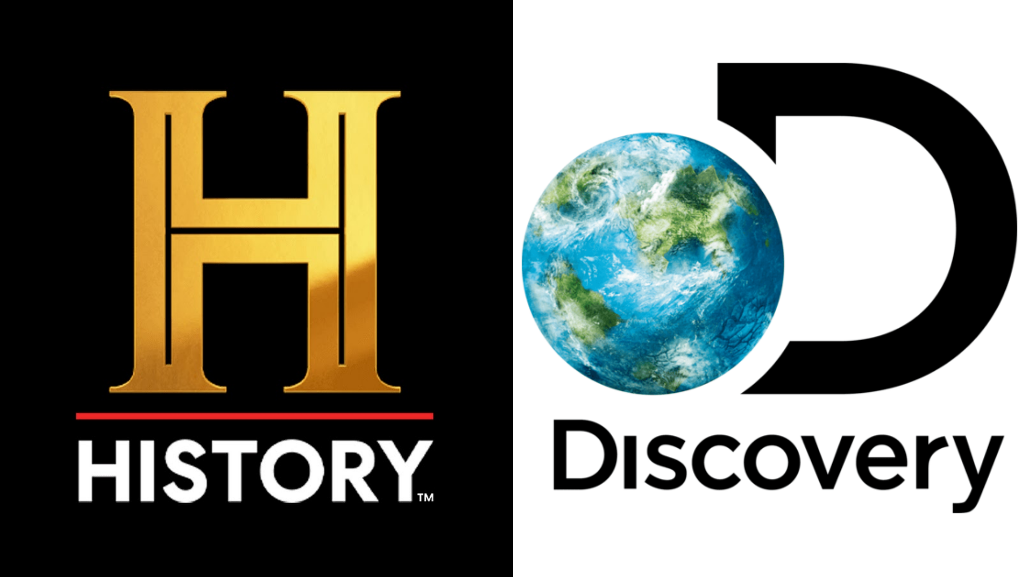 History Chennel and Discovery Channel Logos