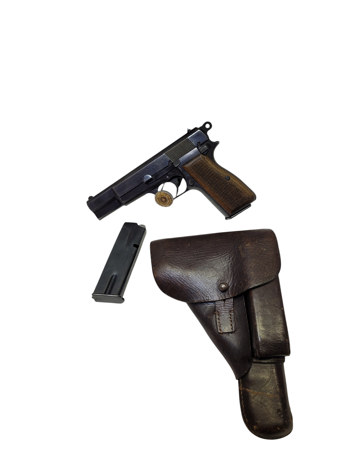 FN Browning Hi-Power chambered 9x19 MM