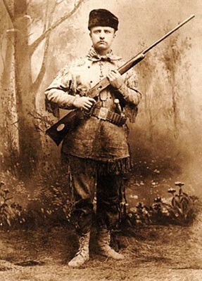 President Theodore Roosevelt with a Winchester Model 1876