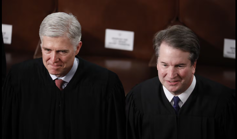 Supreme Court Justice Gorsuch (Left) and Kavanaugh (Right)