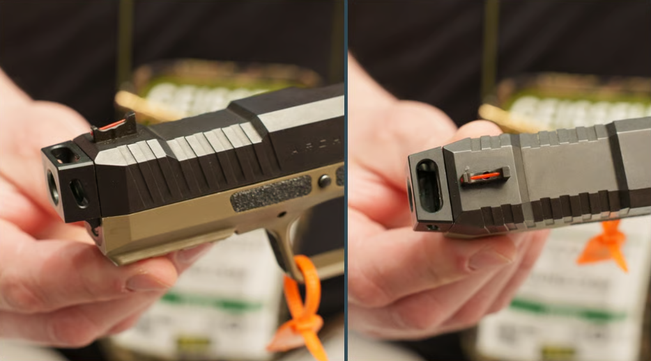 Close up of one of Archon's Compensators for the Archon Type B