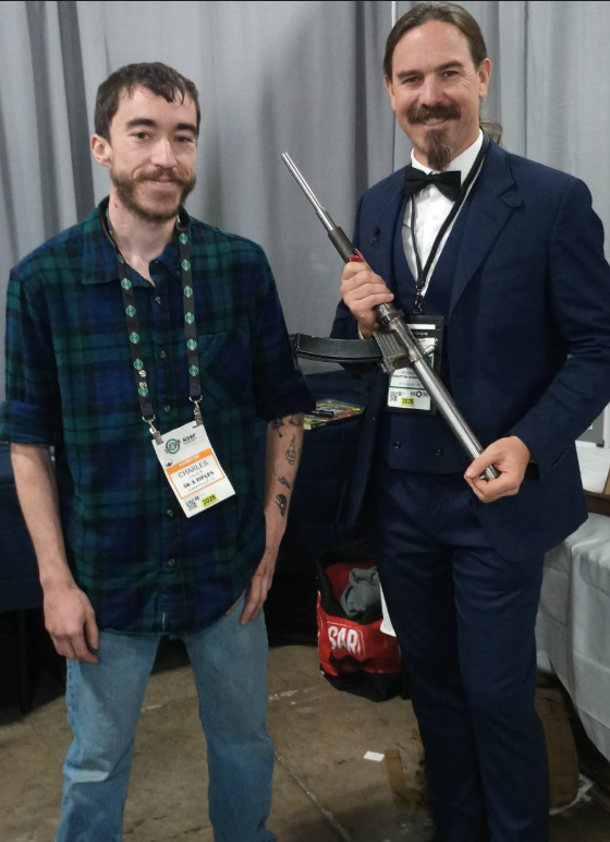 Charles (Left) Owner of Gearhead Gunsmiths with Ian McCollum of Forgotten Weapons