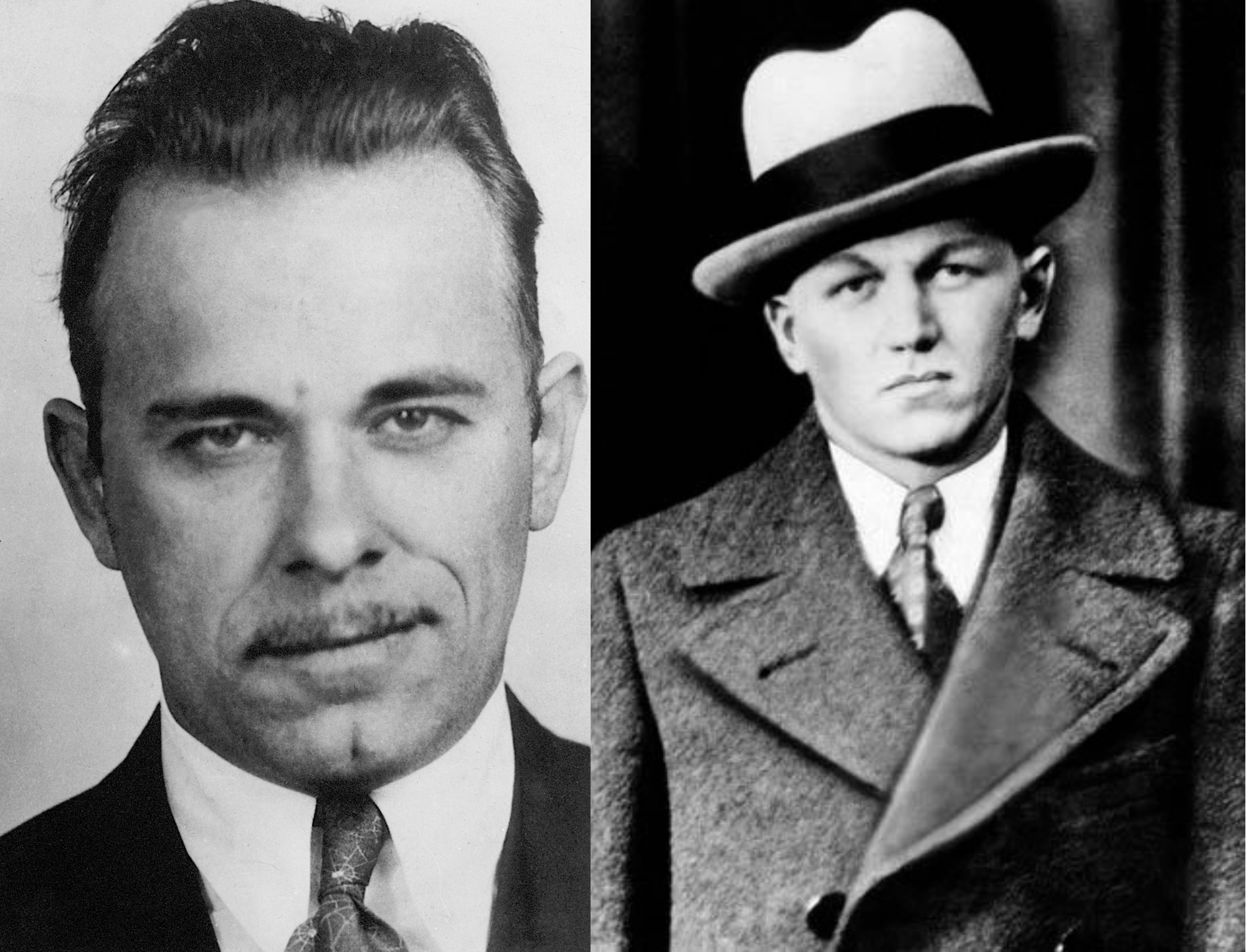 American Gangster John Dillenger (Left) &