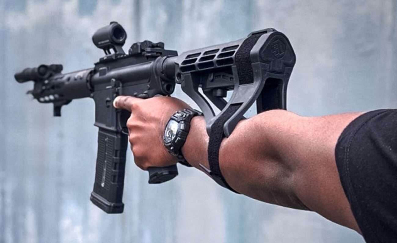 Pistol Brace on an AR-15 Style Pistol
