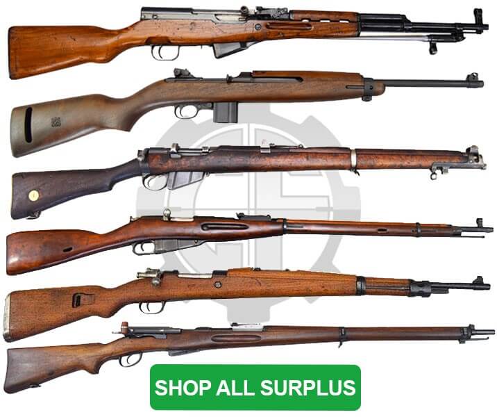 Different military surplus rifles being graded byt the NRA grading system