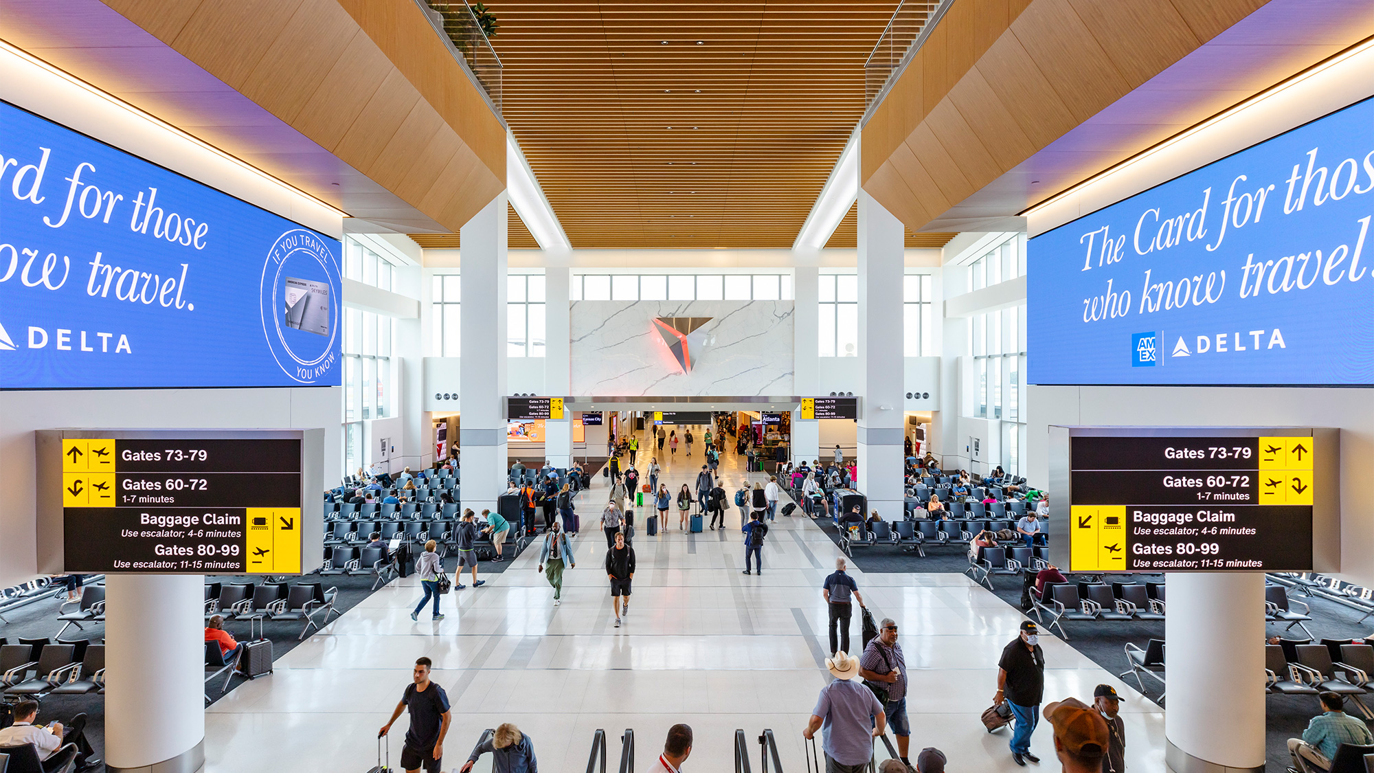 Delta's Terminal C in LaGuardia Airport