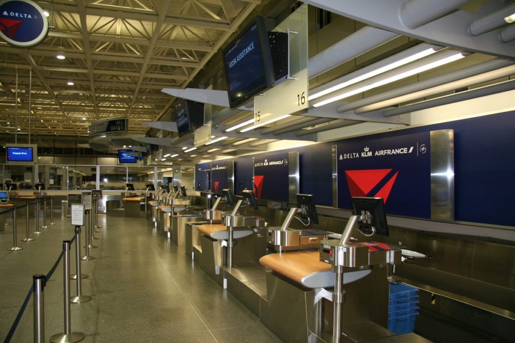 Delta Ticket Counter