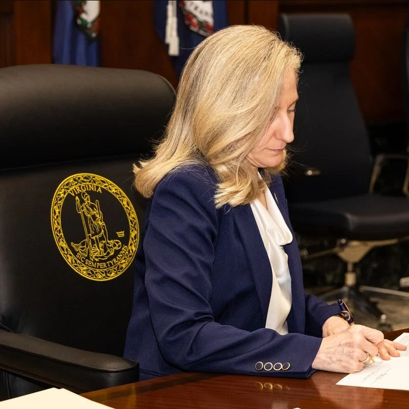 Virginia Governor Abigail Spanberger (D)