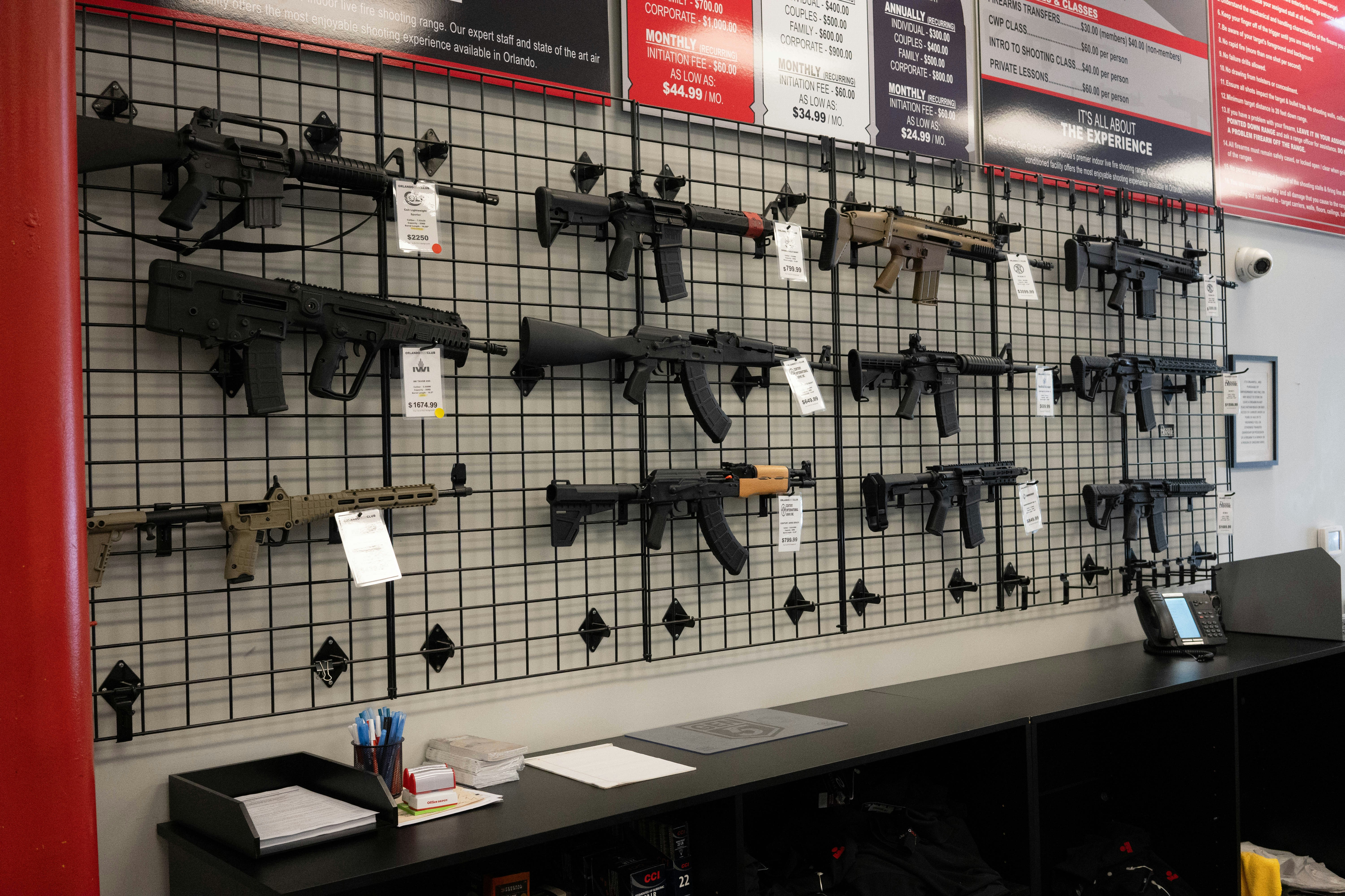 Wall-mounted rifles for sale