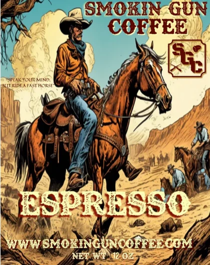 Smokin Gun Coffee Espresso Ground 12 oz. product image