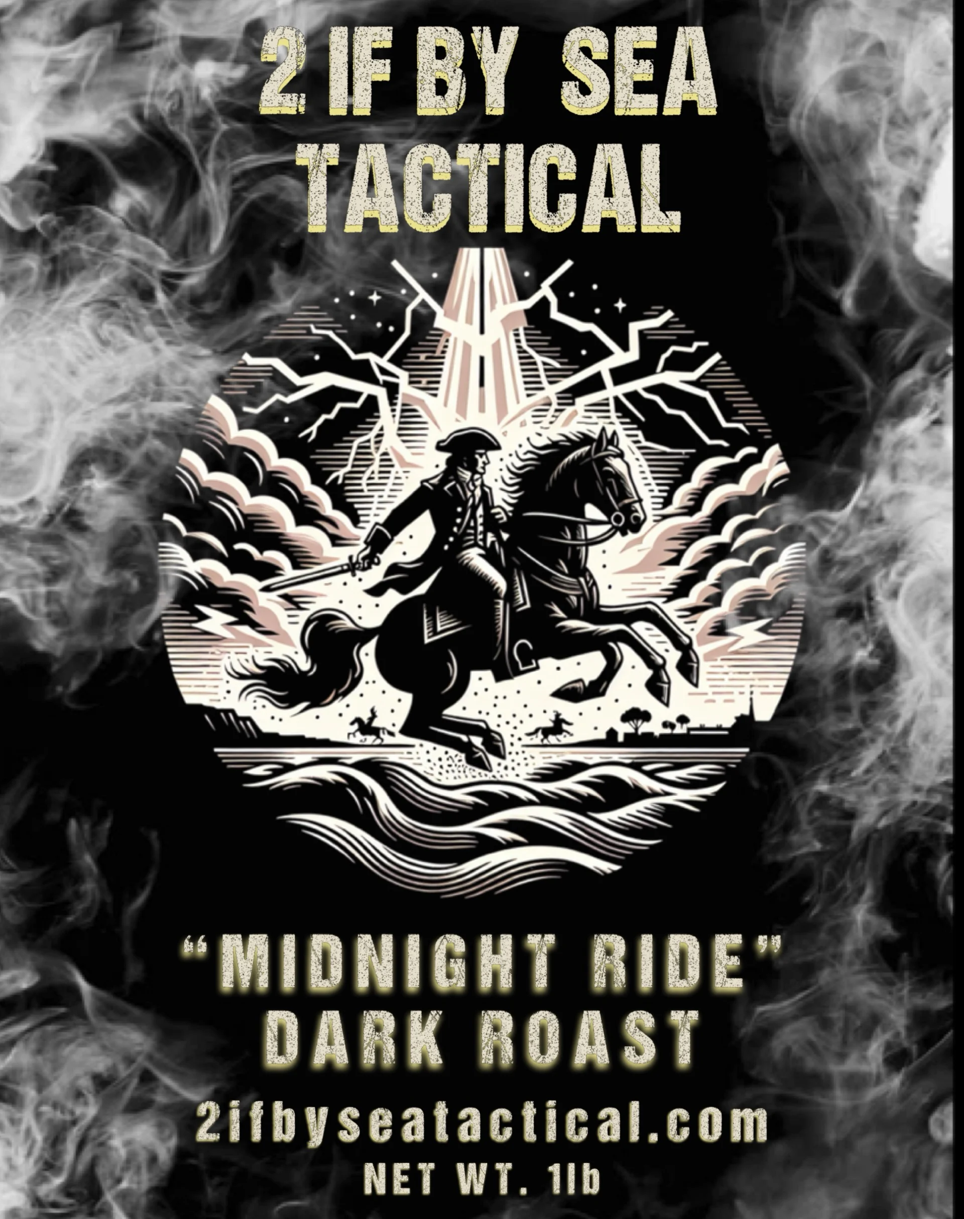 2 if By Sea Tactical "Midnight Ride" Blend Ground 1 lbs. product image