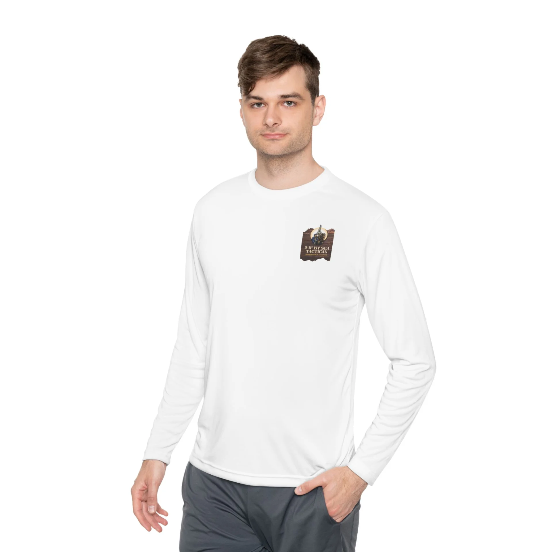 Unisex Lightweight Long Sleeve Tee gallery image 3