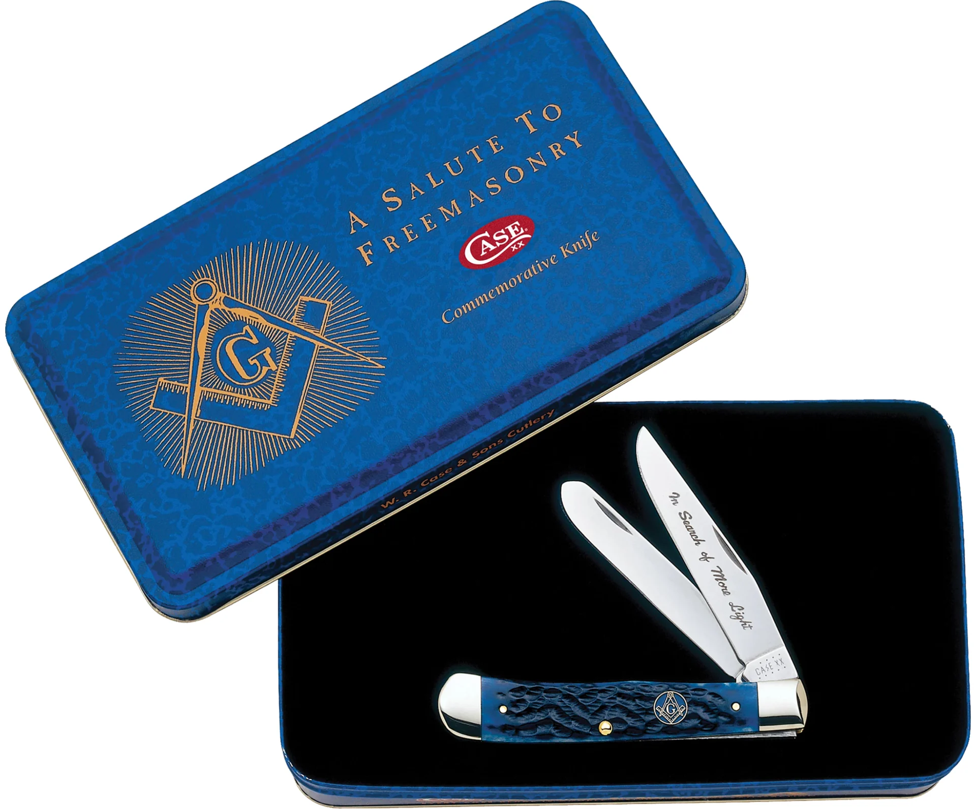 CAE TRAPPER MASONIC GIFT TIN