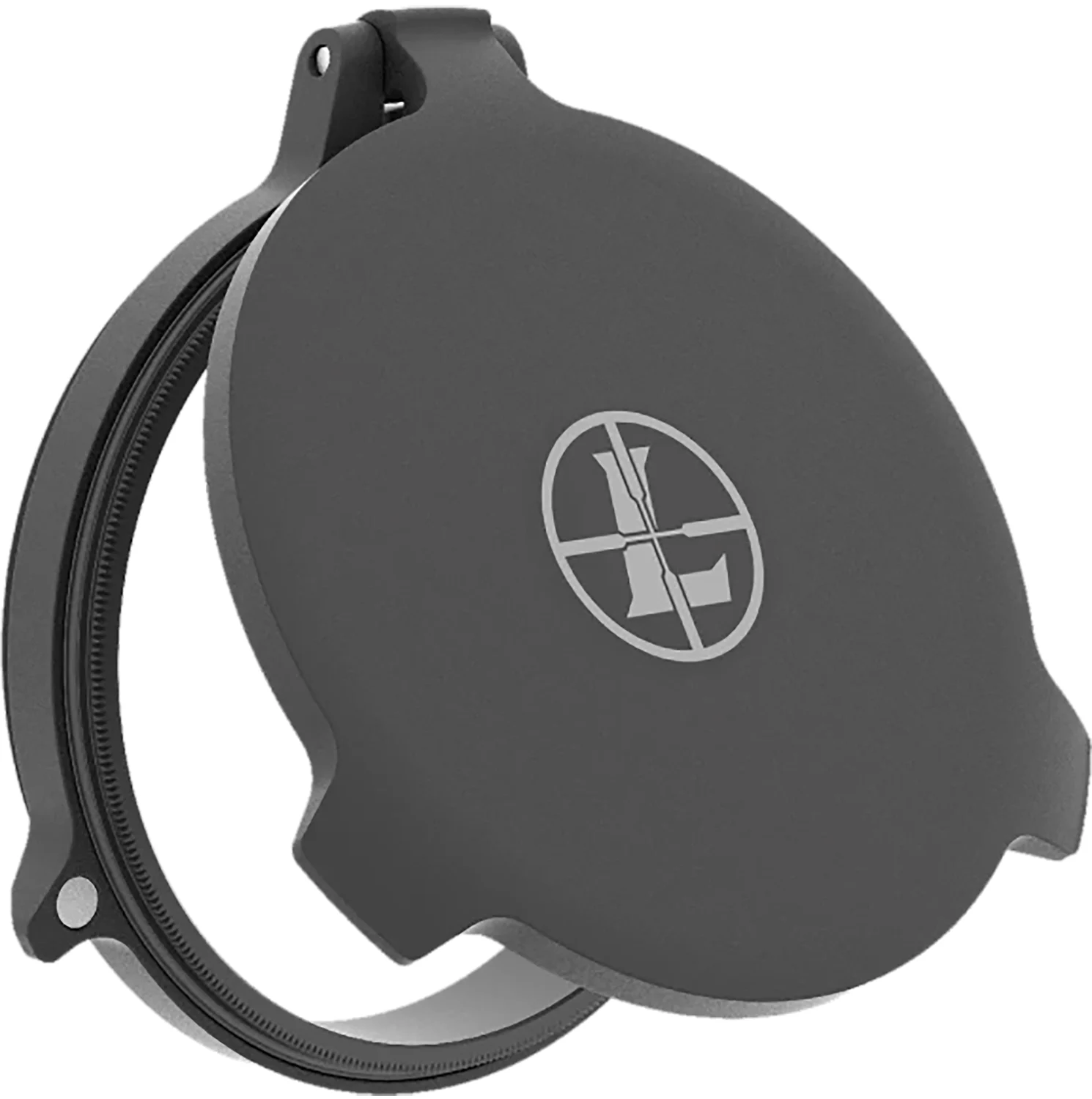LEUPOLD LENS COVER ALUMINA 50MM FLP BK