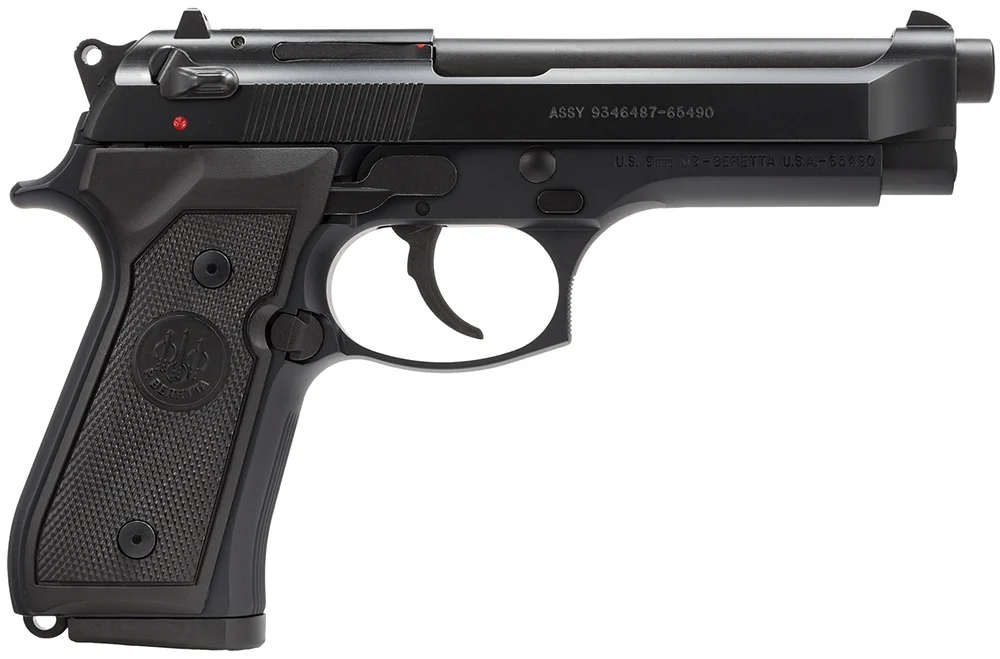 BERETTA 92 M-9 9MM BL/SY 4.9" 15+1 FS