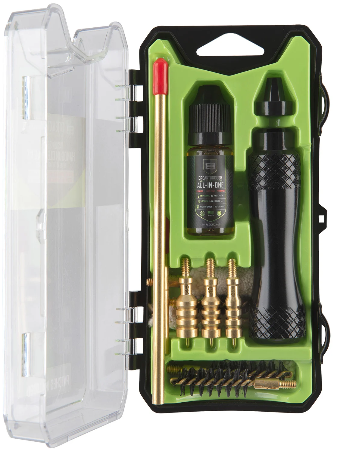 Breakthrough Clean BTCCCP Vision Series Cleaning Kit Handgun/15 Pieces Multi-Color