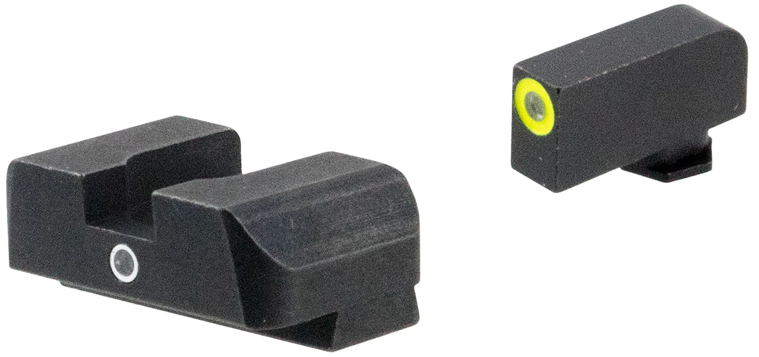 AmeriGlo GL5301 i-Dot Sight Set for Glock Green Tritium LumiGreen Outline Front Sight-Green Tritium Rear Sight
